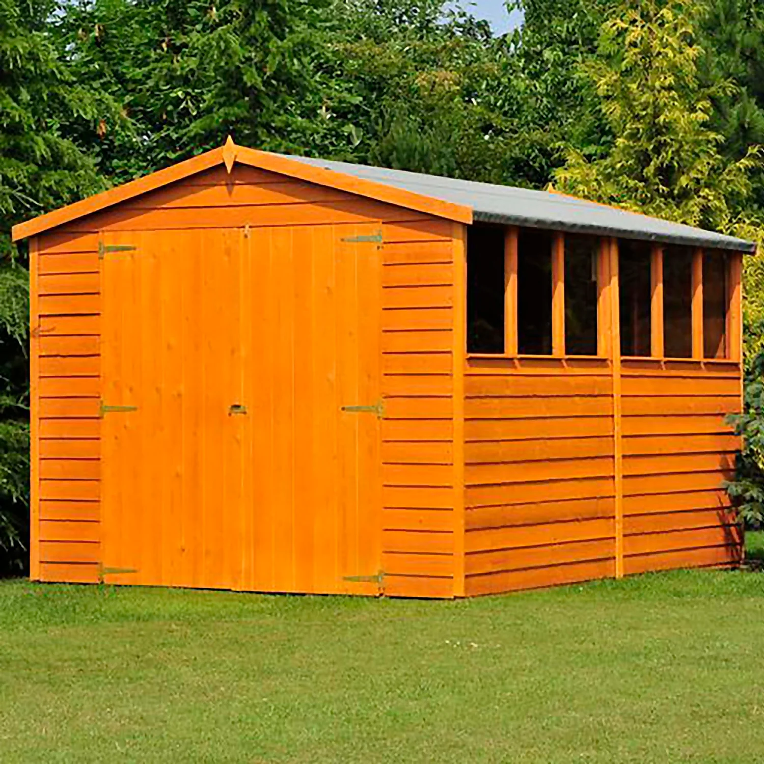 Shire 12 X 8ft Shed Overlap Double Door - Image 3