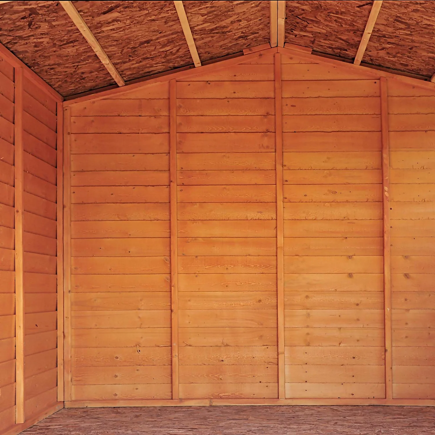 Shire 12 X 8ft Shed Overlap Double Door - No Windows - Image 5