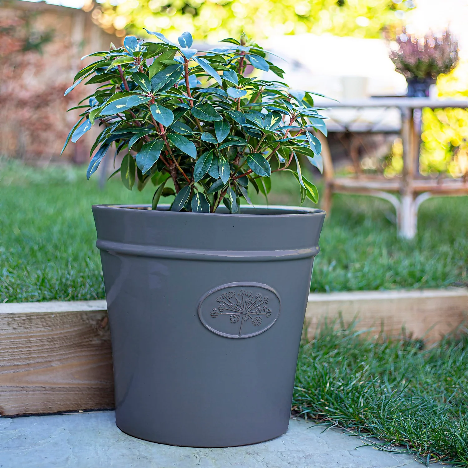 Country Living Heritage Denim Cone Pot - 33cm - Image 2