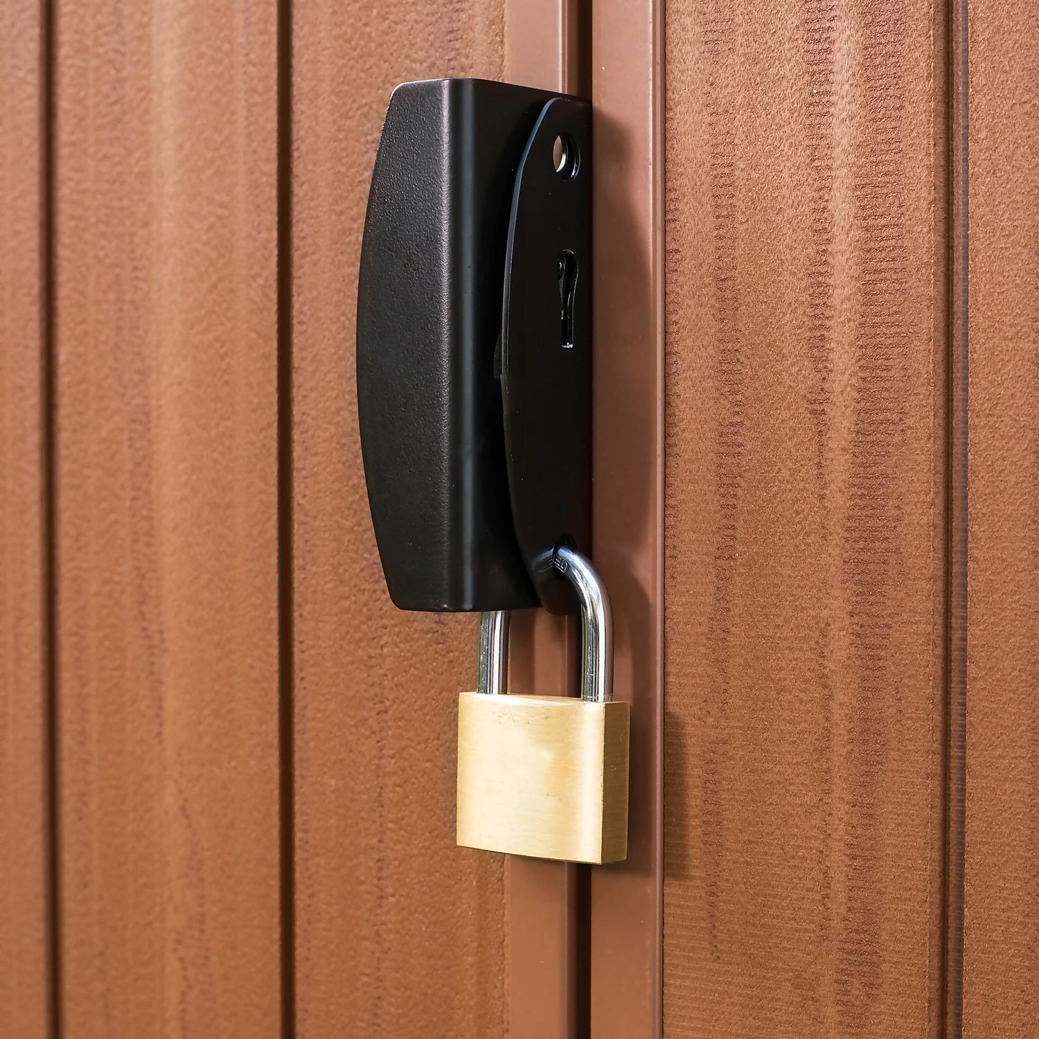 Keter Darwin Outdoor Apex Garden Storage Shed 6ft X 6ft - Brown - Image 4