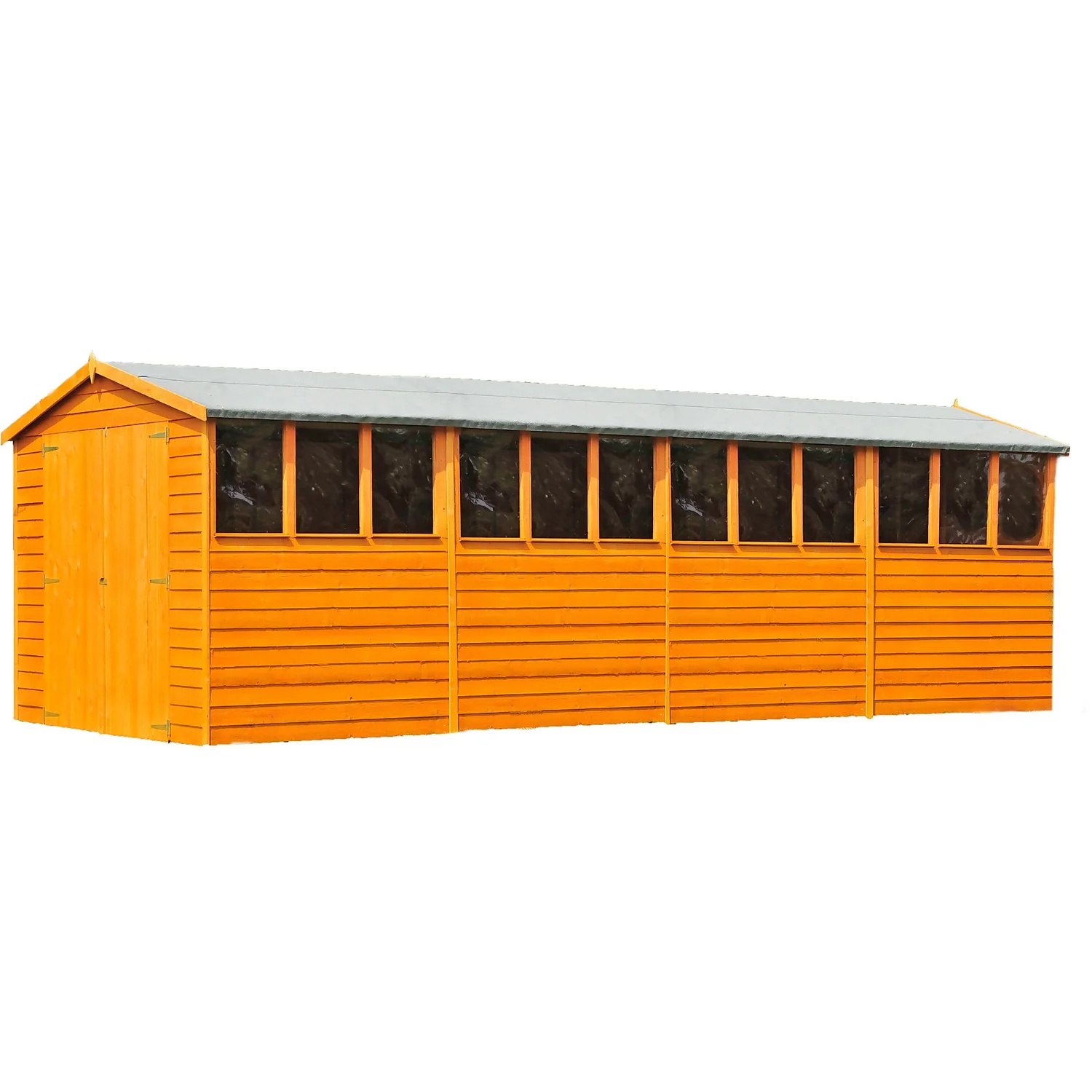 Shire 10 X 20ft Double Door Overlap Garden Shed
