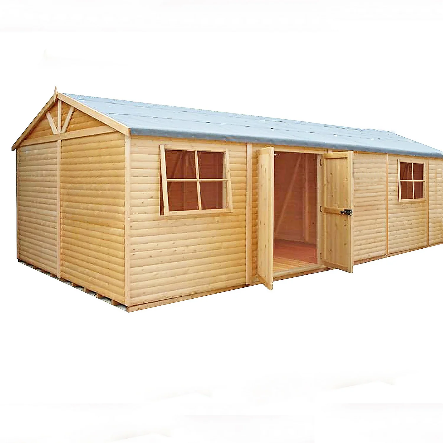 Shire 12 X 30ft Mammoth Double Door Garden Shed
