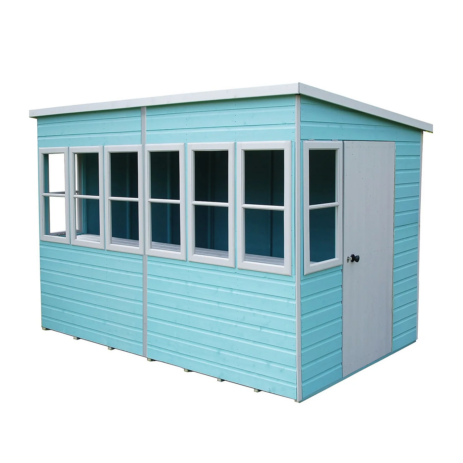 Shire 10 X 8ft Sun Pent Shed - Including Installation - Image 9