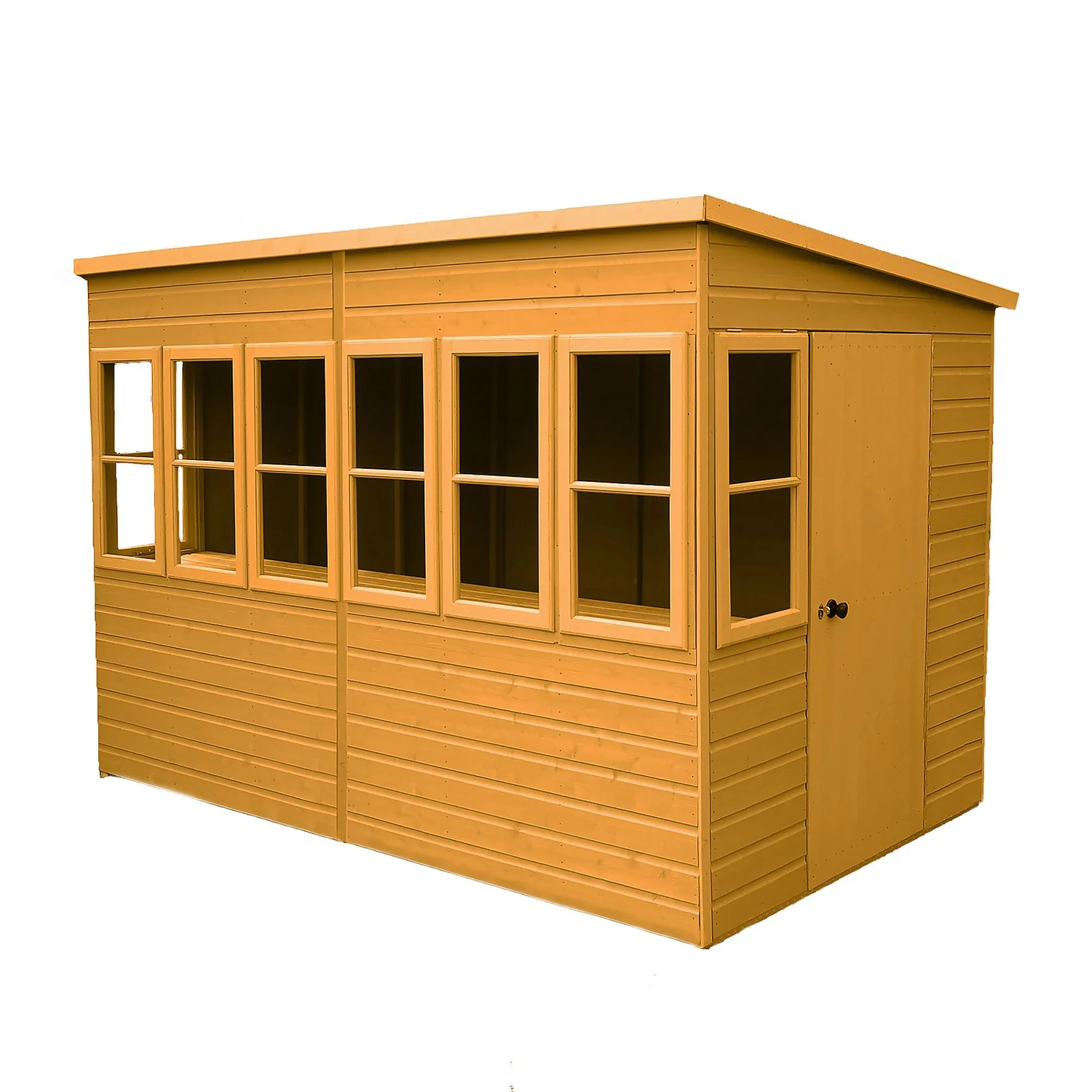 Shire 10 X 8ft Sun Pent Shed - Including Installation
