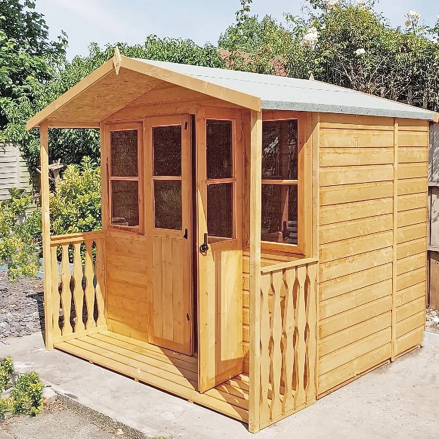 Shire 7 X 7ft Houghton Summerhouse - Image 4