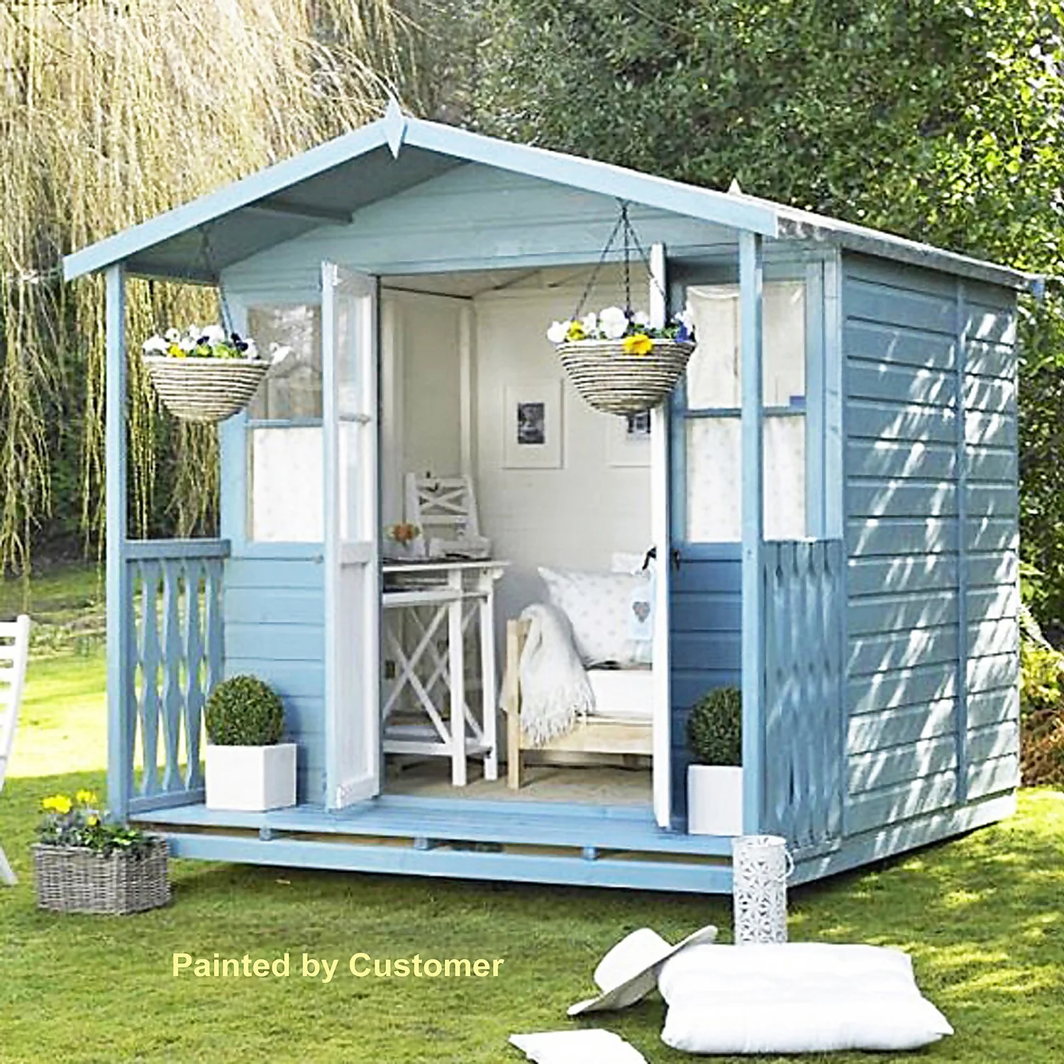 Shire 7 X 7ft Houghton Summerhouse - Image 7