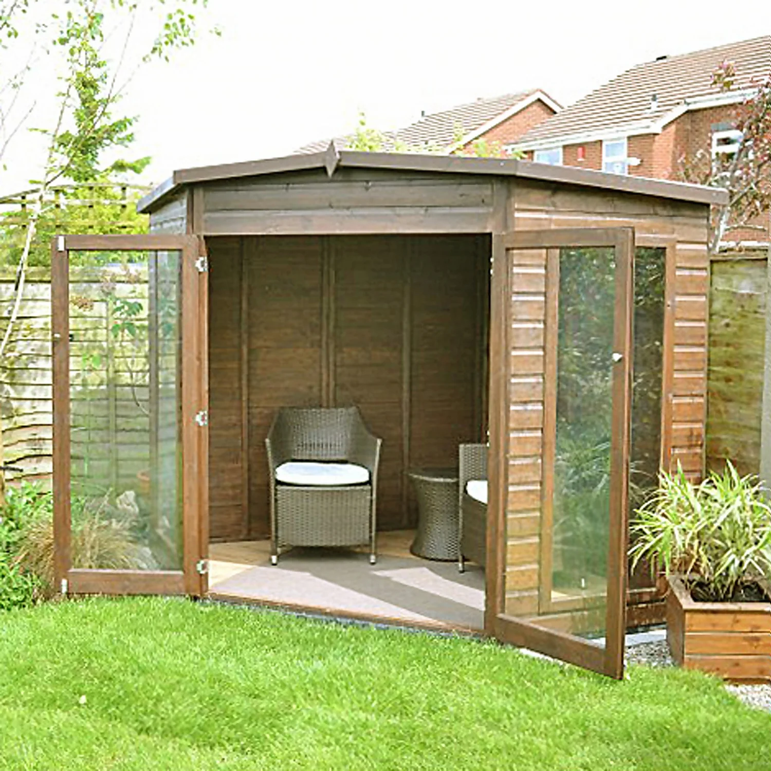 Shire 7 X 7ft Barclay Summerhouse - Including Installation - Image 7