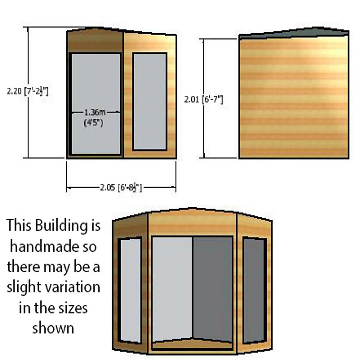 Shire 7 X 7ft Barclay Summerhouse - Including Installation - Image 5