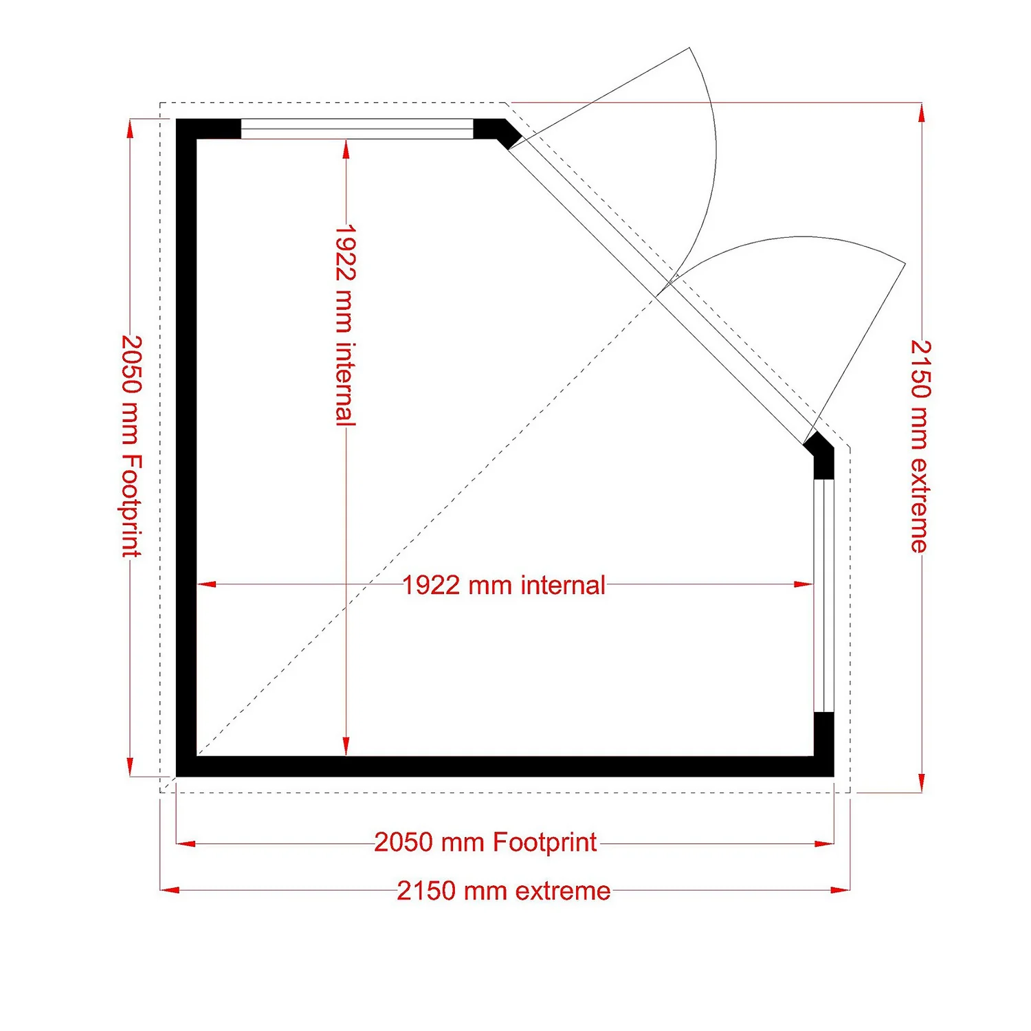 Shire 7 X 7ft Barclay Summerhouse - Including Installation - Image 6