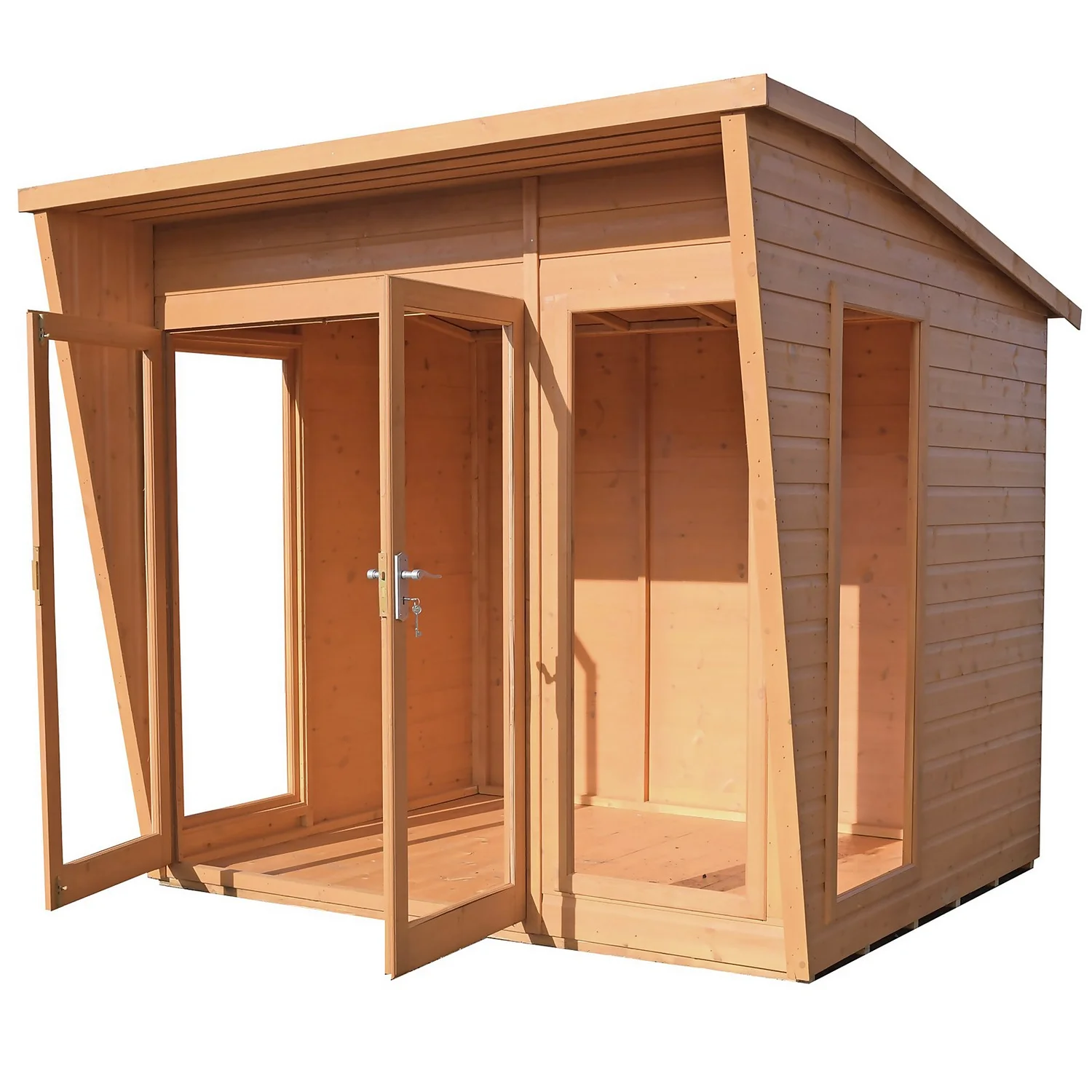 Shire 8 X 6ft Highclere Double Door Summerhouse