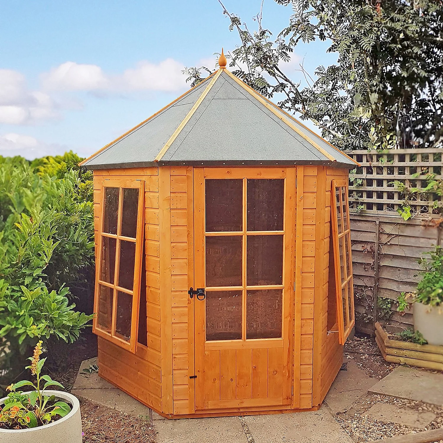 Shire 6 X 6ft Gazebo Summerhouse - Image 4