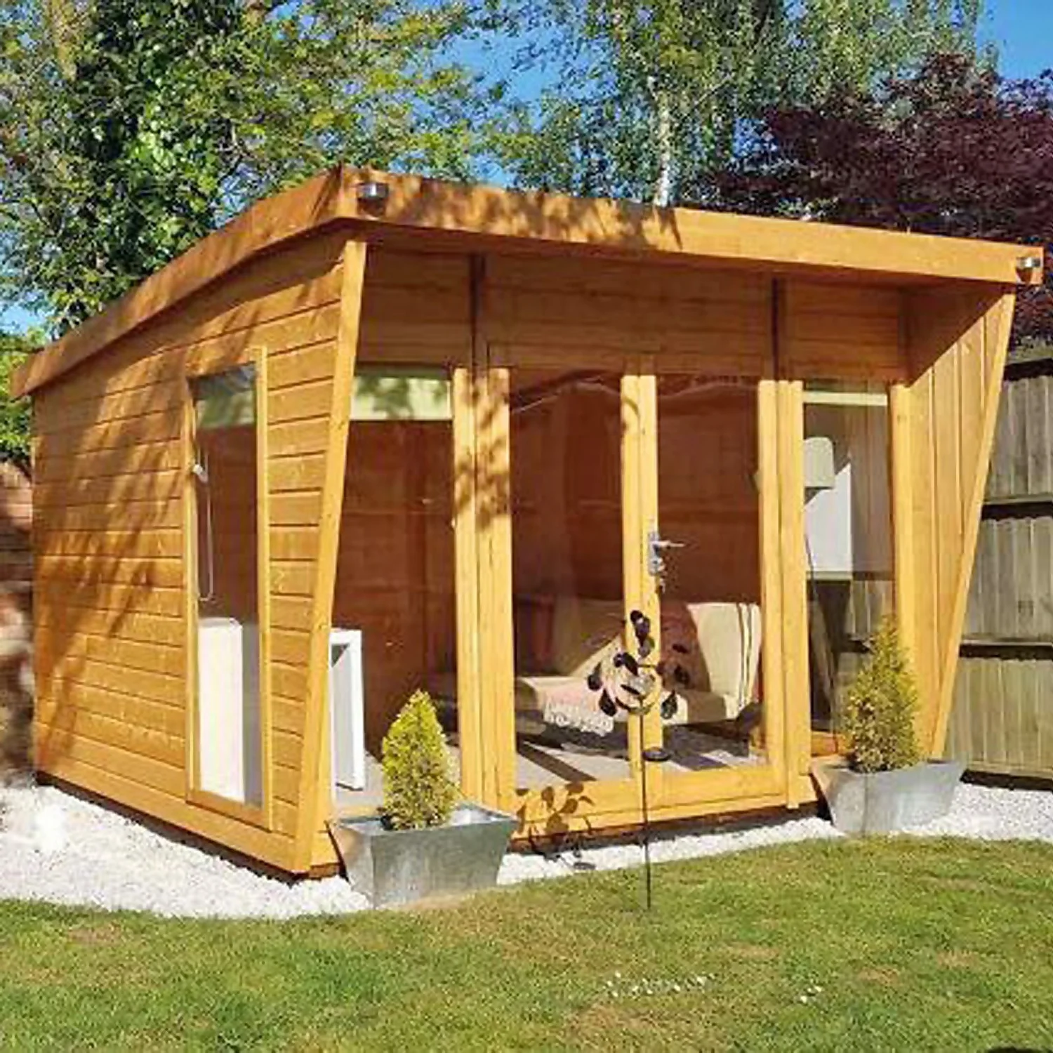 Shire 10 X 8ft Highclere Double Door Summerhouse - Image 2