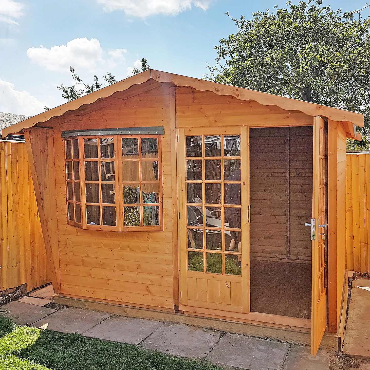 Shire 10 X 6ft Sandringham Double Door Summerhouse - Including Installation - Image 5