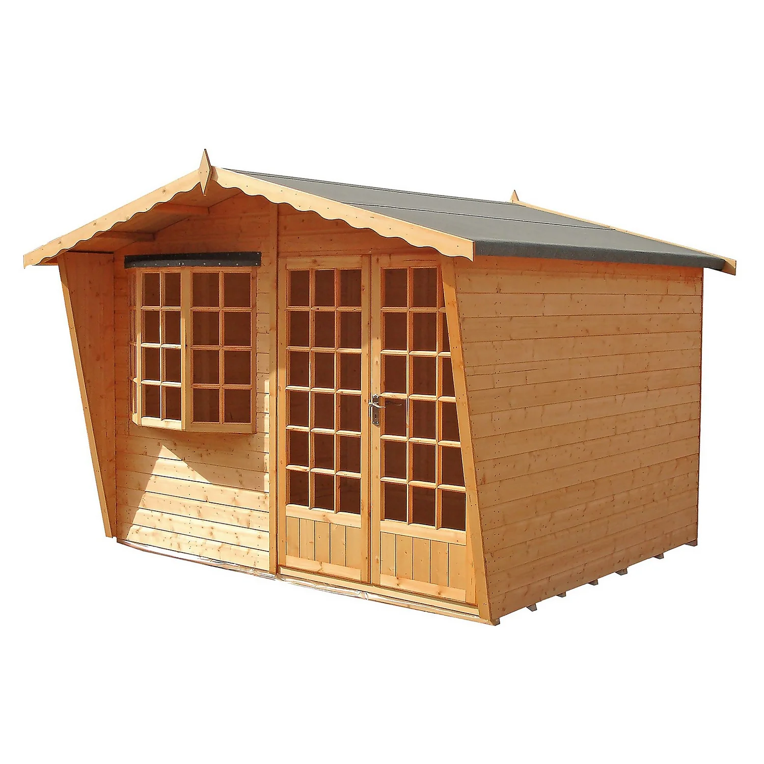 Shire 10 X 6ft Sandringham Double Door Summerhouse - Including Installation