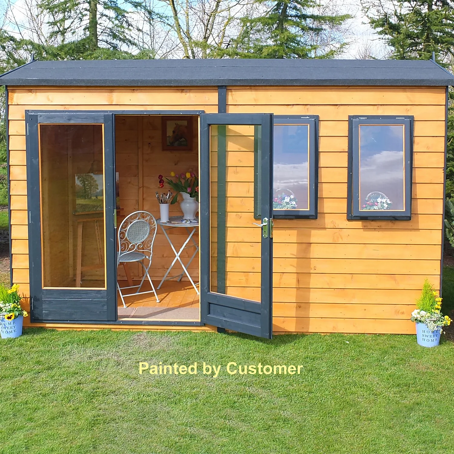 Shire 10 X 7ft Double Door Garden Office - Including Installation - Image 8