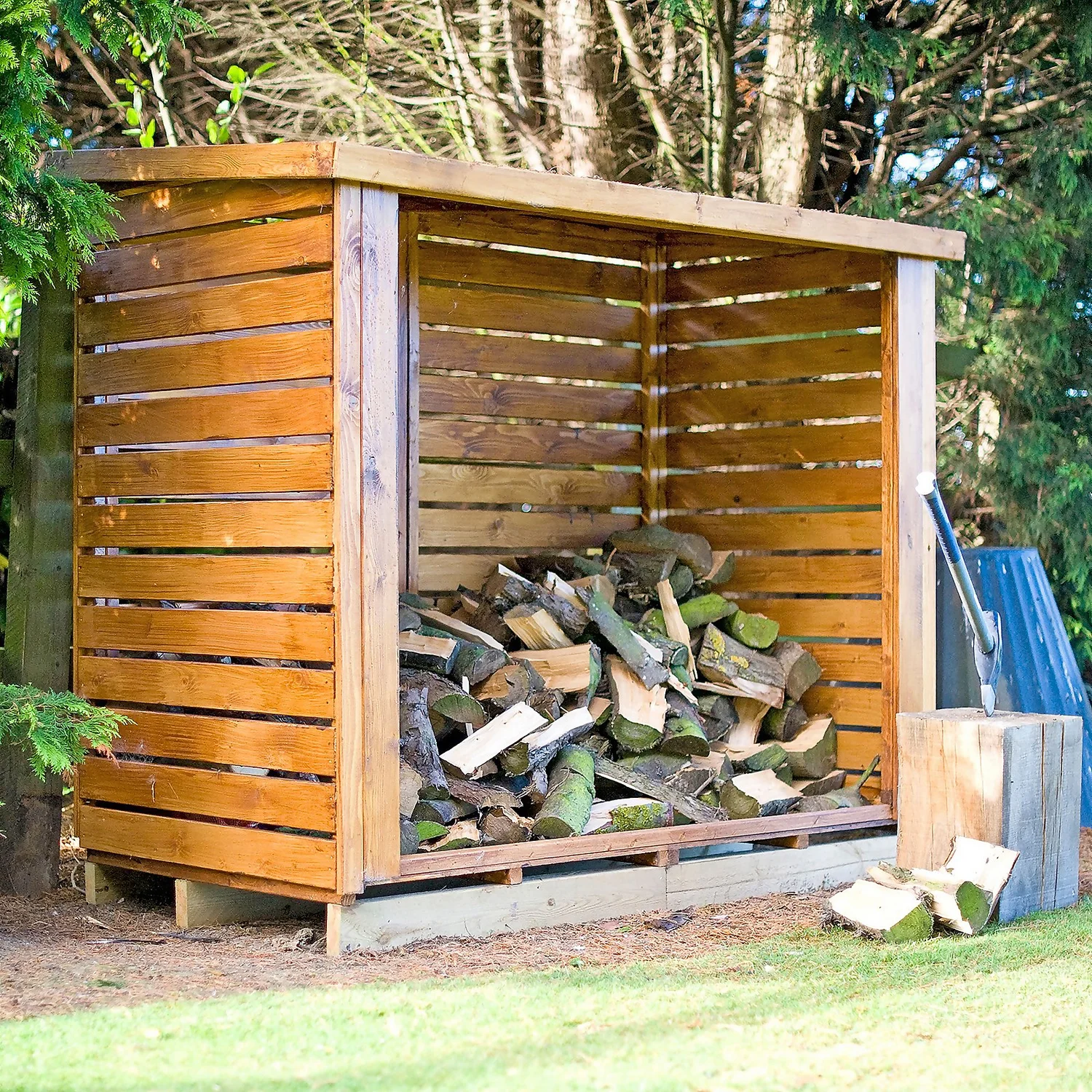Shire Heavy Duty Log Storage 6x3ft - Image 2