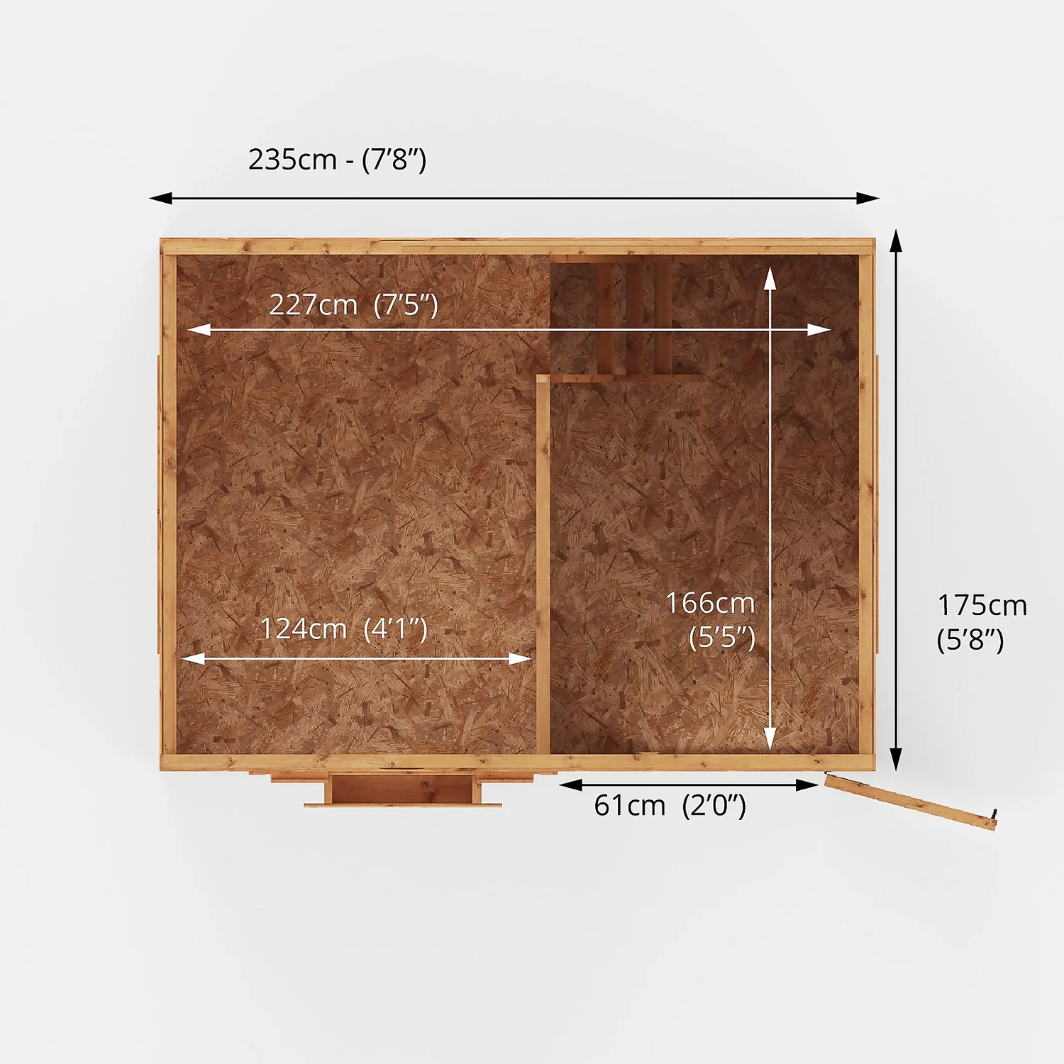 Country Living 7ft X 5ft Premium Bewdley Double Storey Playhouse With Veranda Painted + Installation - Thorpe Towers Grey - Image 8
