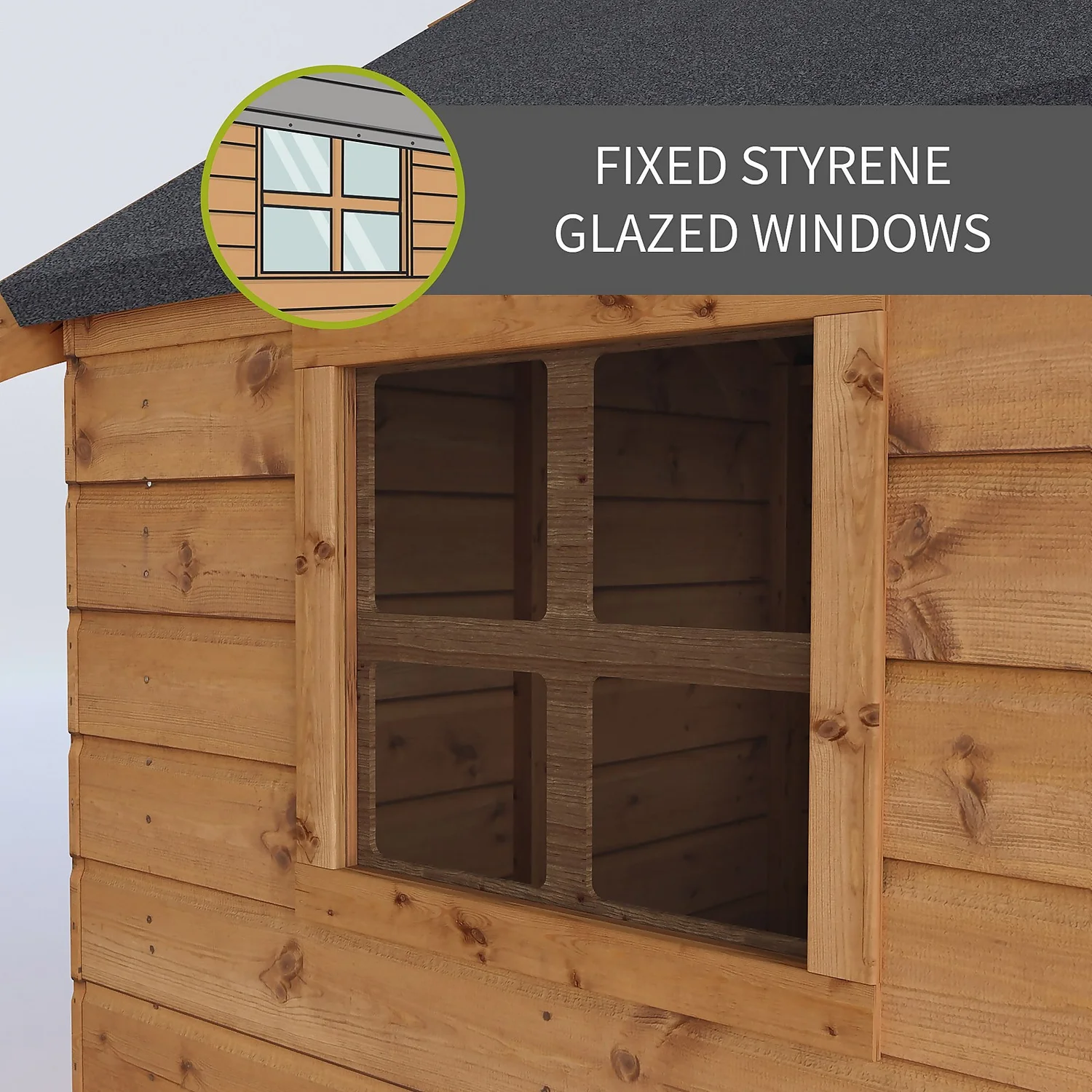 Country Living 7ft X 7ft Premium Sandon Double Storey Playhouse With Veranda Painted + Installation - Aurora Green - Image 2