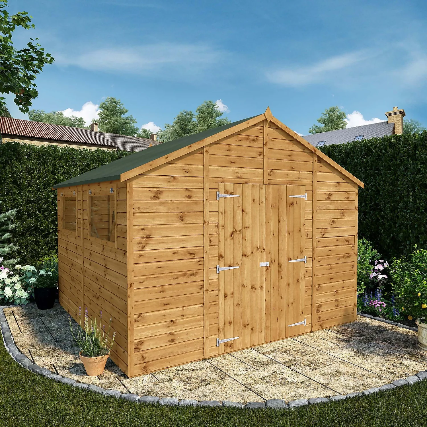 Mercia 10ft X 10ft Premium Shiplap Modular Workshop Shed - Image 2