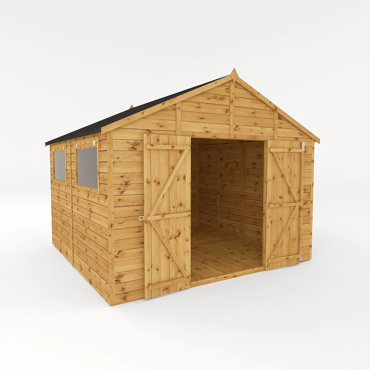 Mercia 10ft X 10ft Premium Shiplap Modular Workshop Shed - Image 9