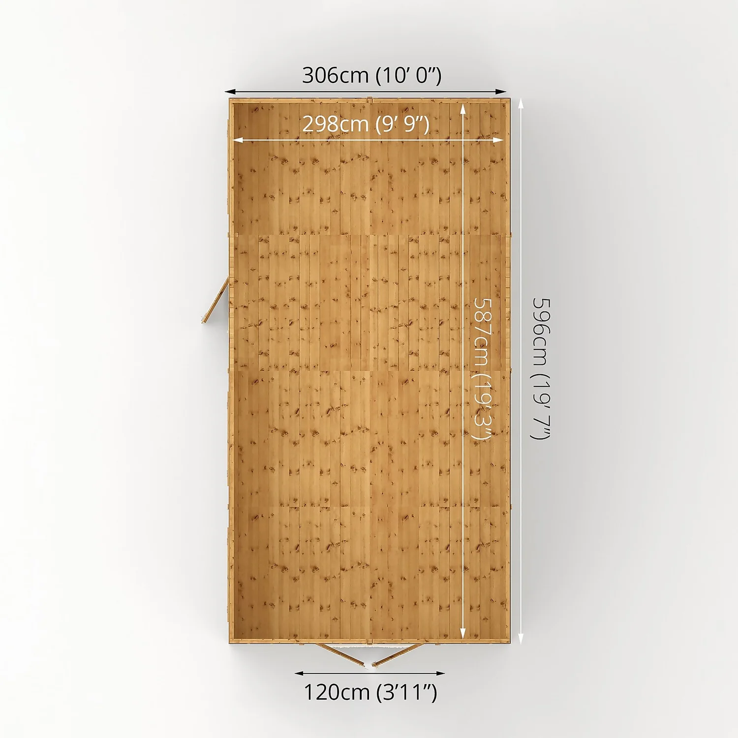 Mercia 20ft X 10ft Premium Shiplap Modular Workshop Shed - Image 8