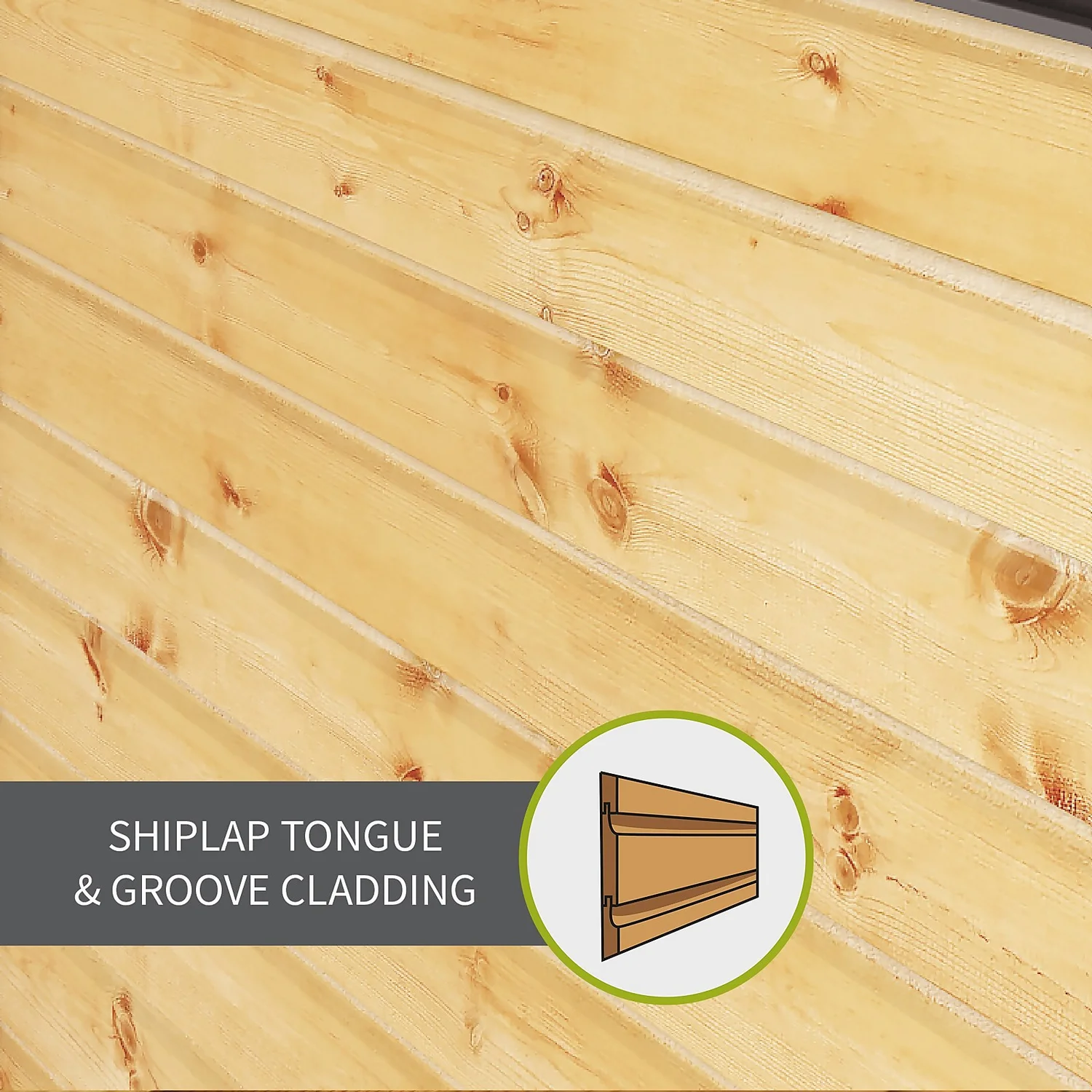 Mercia 6ft X 4ft Premium Shiplap Pent Shed - Image 4