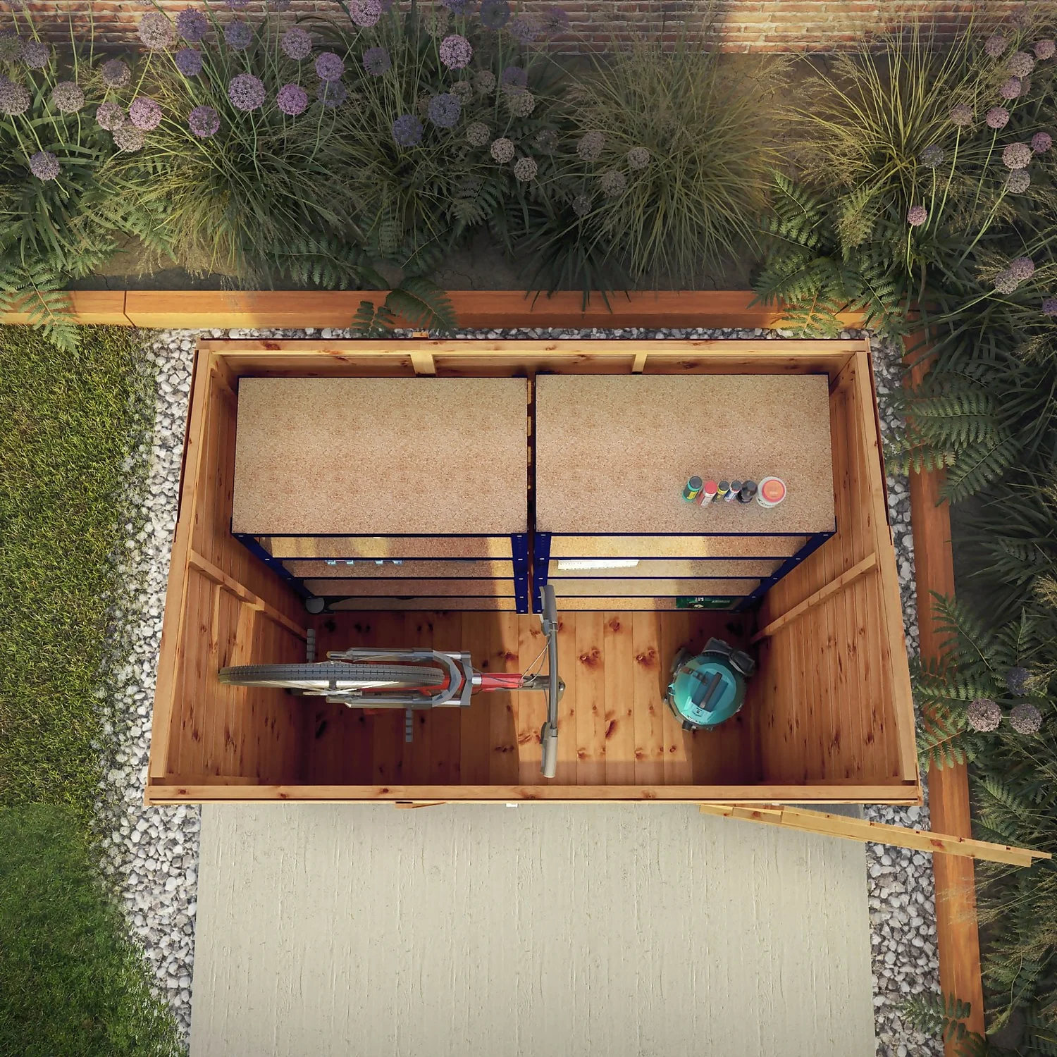 Mercia 6ft X 4ft Premium Shiplap Pent Shed - Image 10