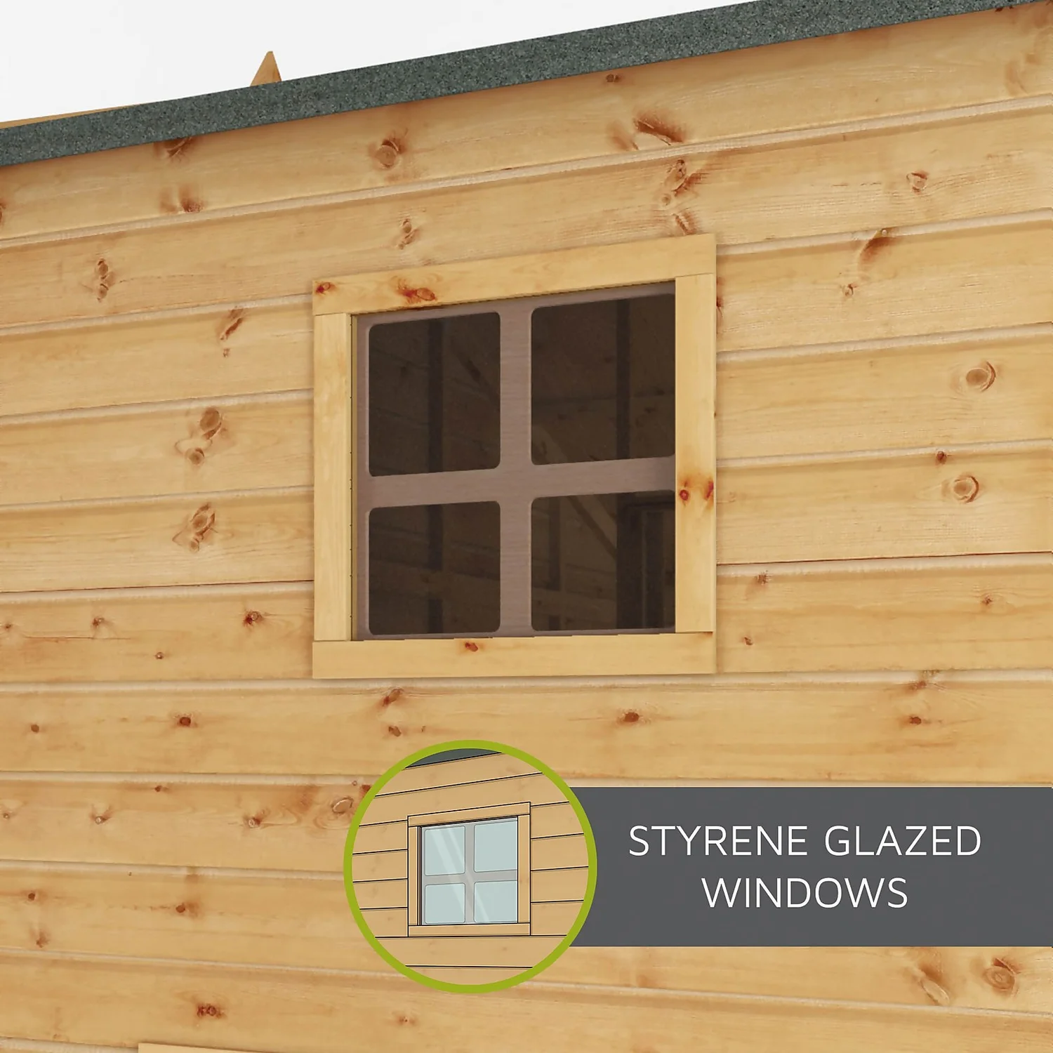 Mercia 6ft X 6ft Dutch Wooden Playhouse - Image 9