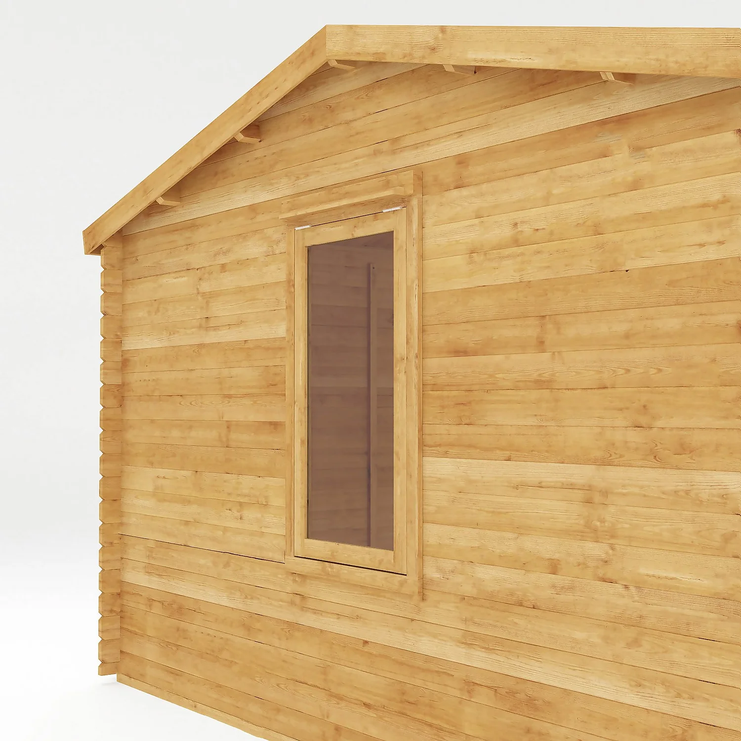 Mercia 5m X 4m Home Office Log Cabin 28mm - Image 3
