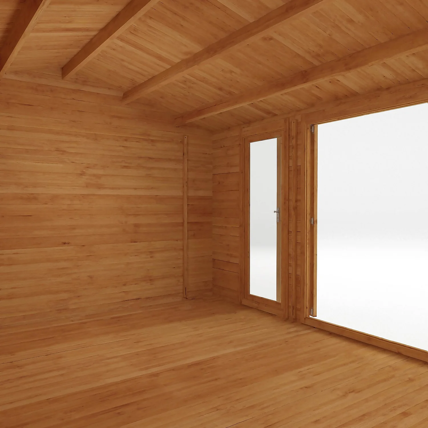 Mercia 5m X 4m Home Office Log Cabin 34mm - Image 4