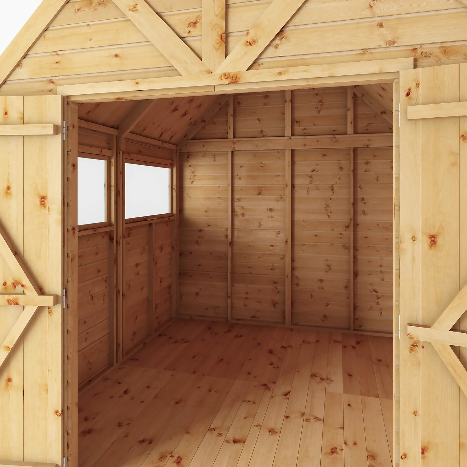 Mercia 8ft X 8ft Premium Shiplap Barn Shed - Image 3