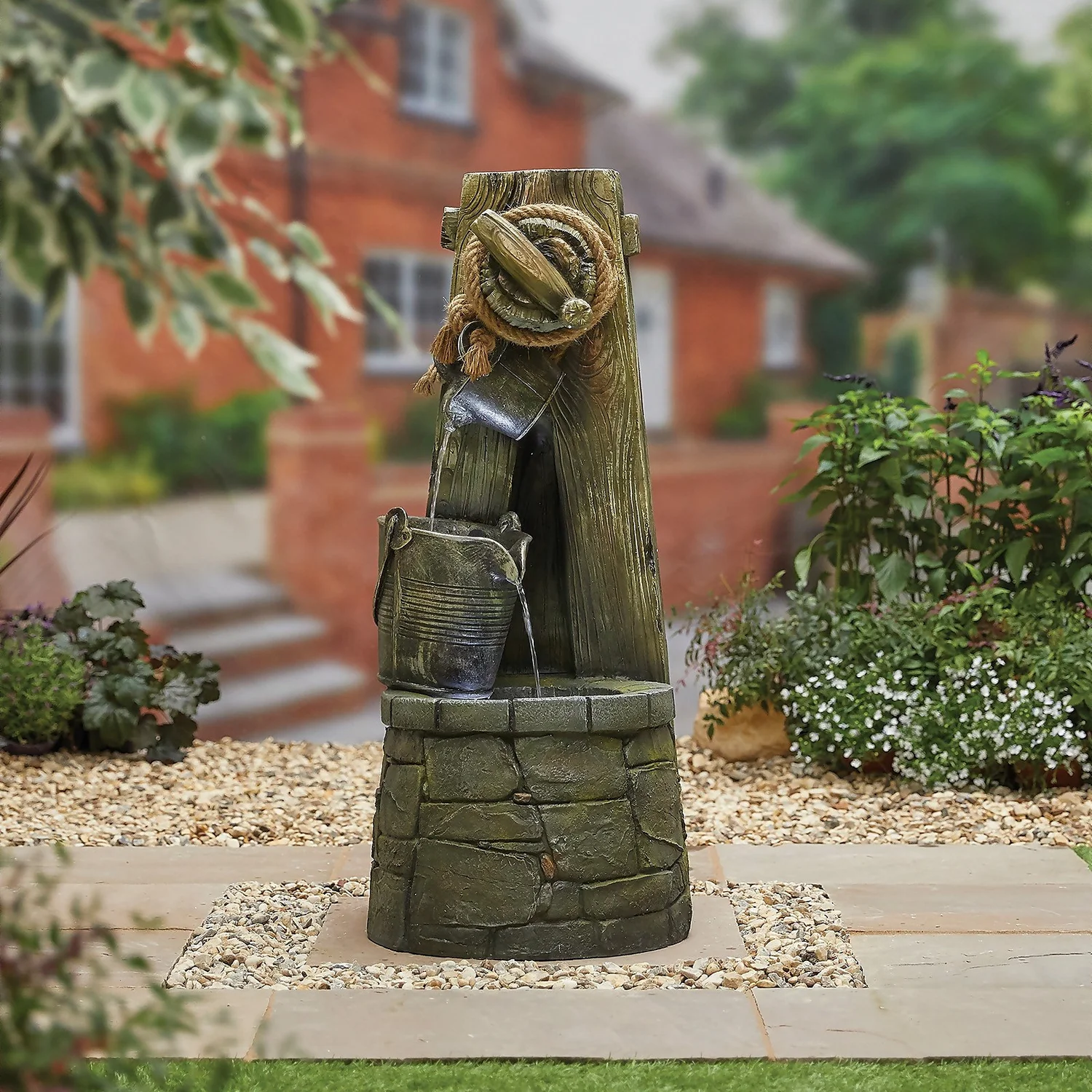 Stylish Fountain Enchanted Well Water Feature With LEDs - Image 2