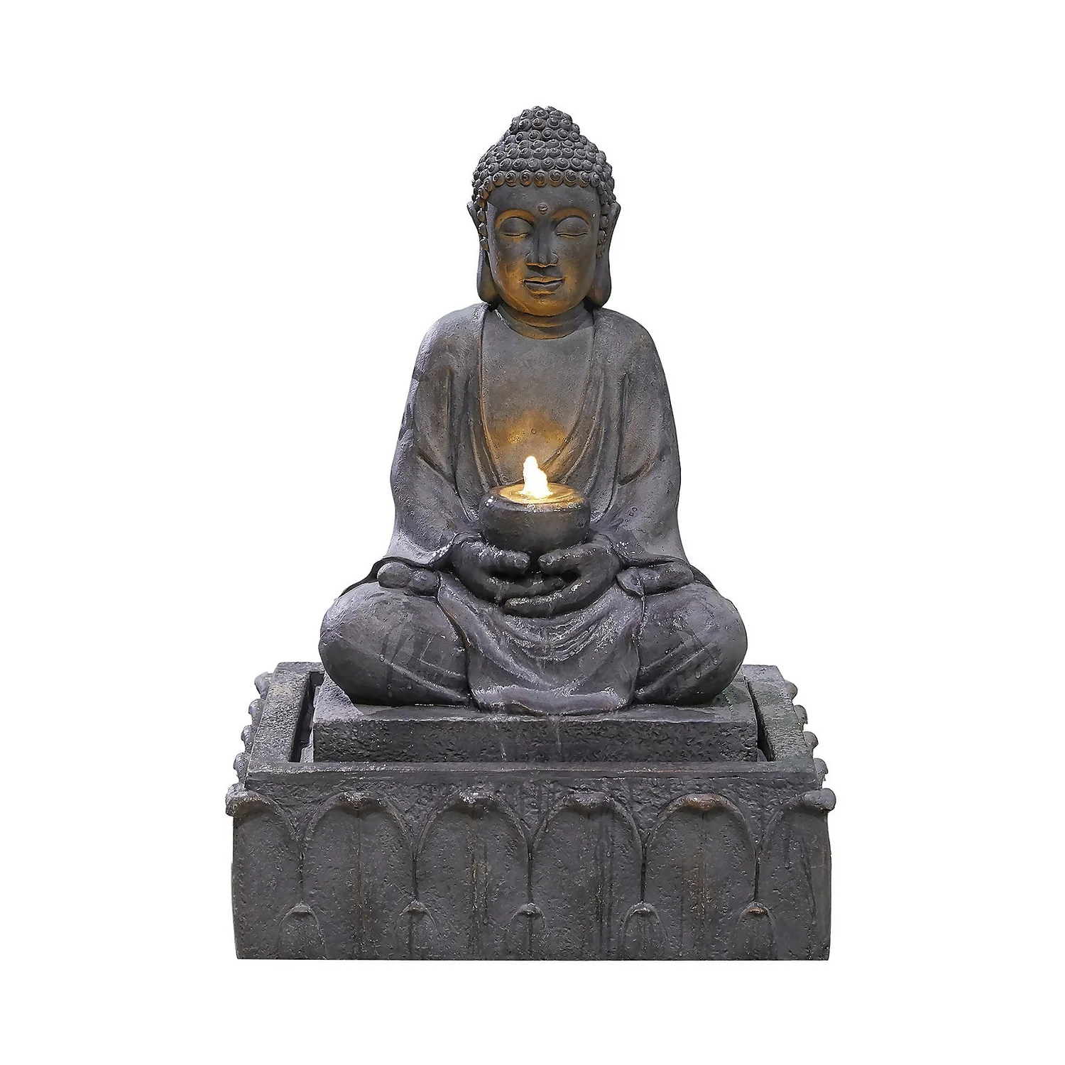 Stylish Fountain Serenity Water Feature With LEDs