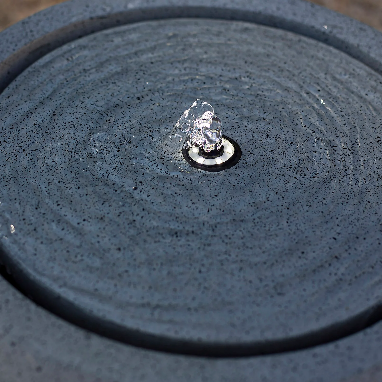 Stylish Fountain Nara Ripple Garden Water Feature With LEDs - Image 5