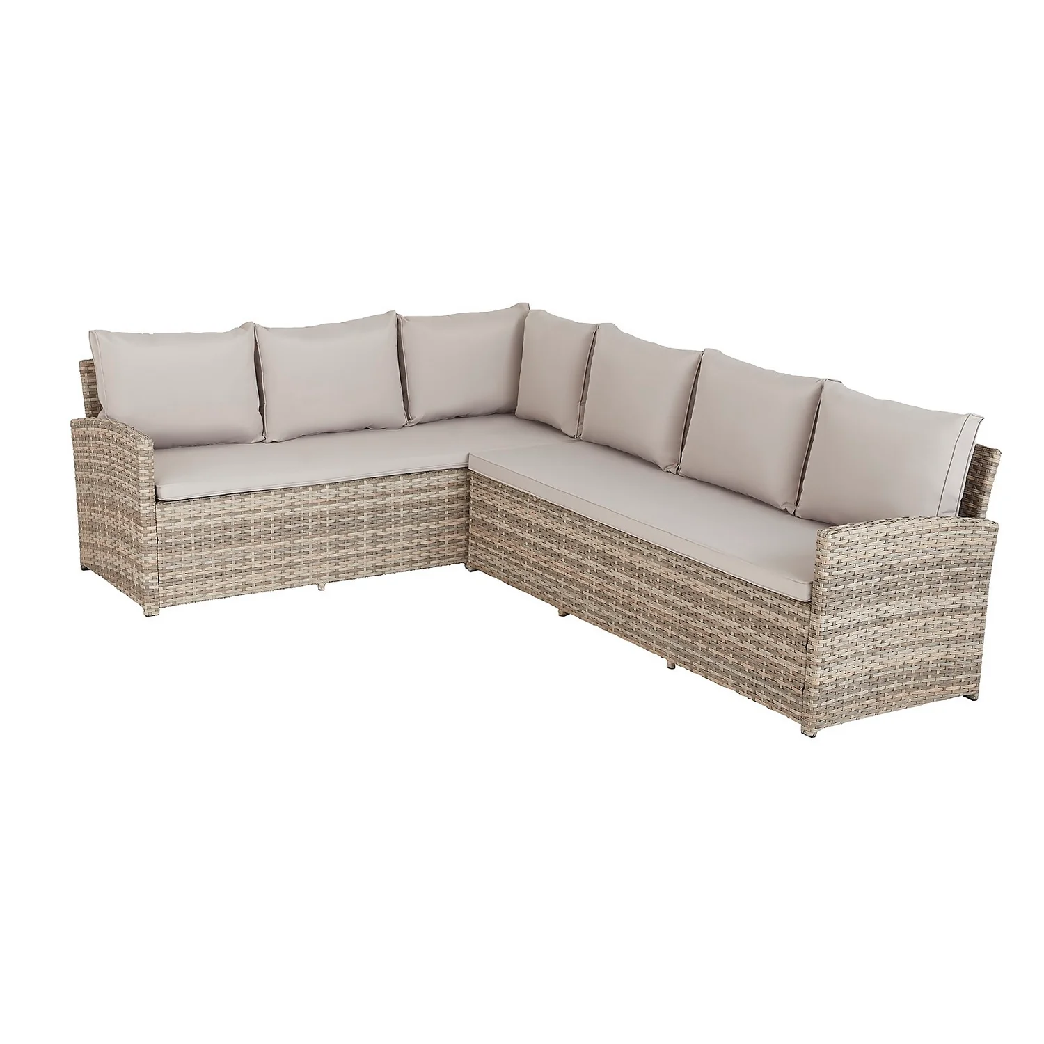 Matara Rattan Effect Corner Sofa Set - Image 3