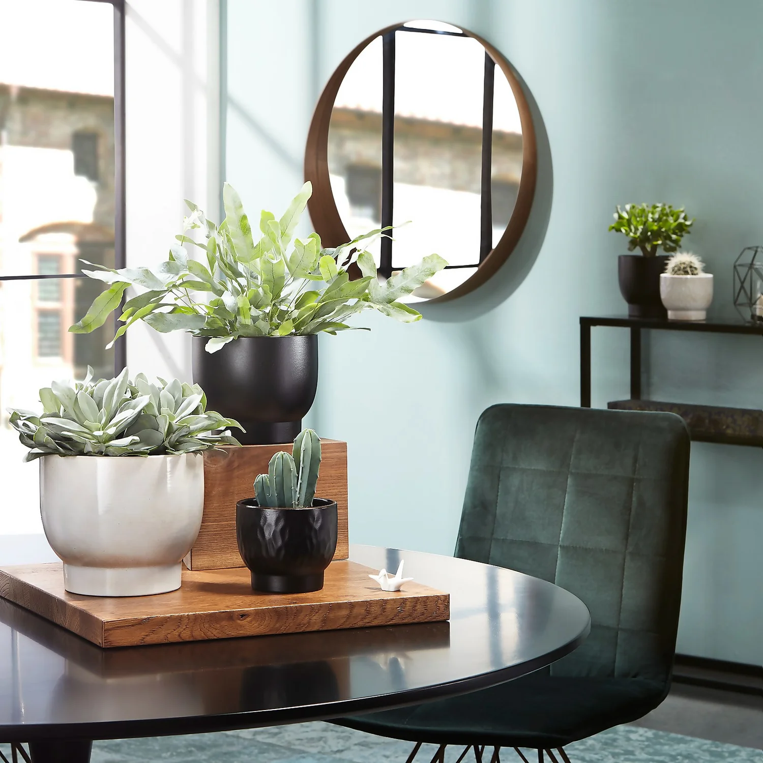 Scheurich Opale Smooth White Indoor Pot - 11cm - Image 2