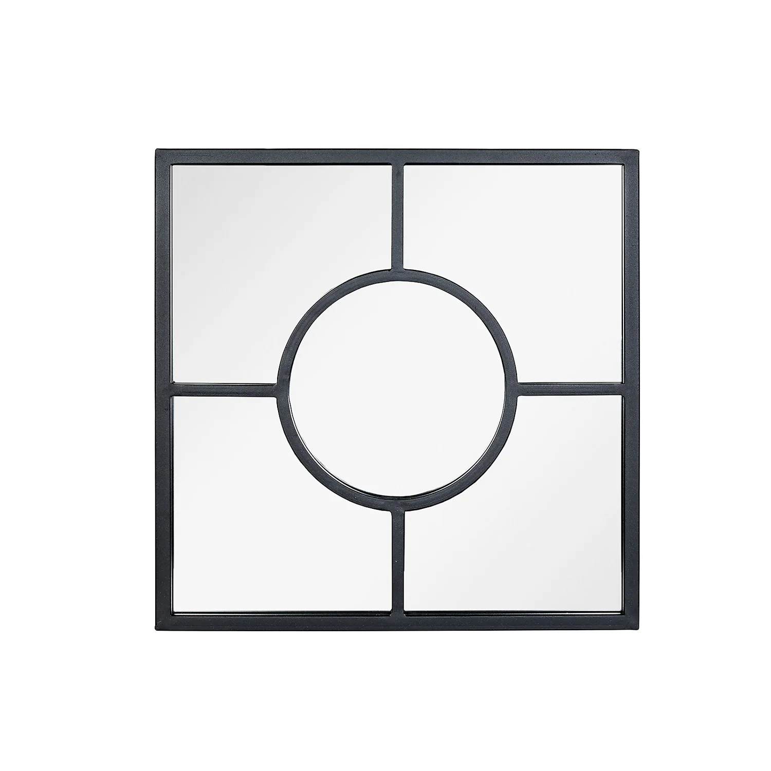 Black Square Garden Mirror