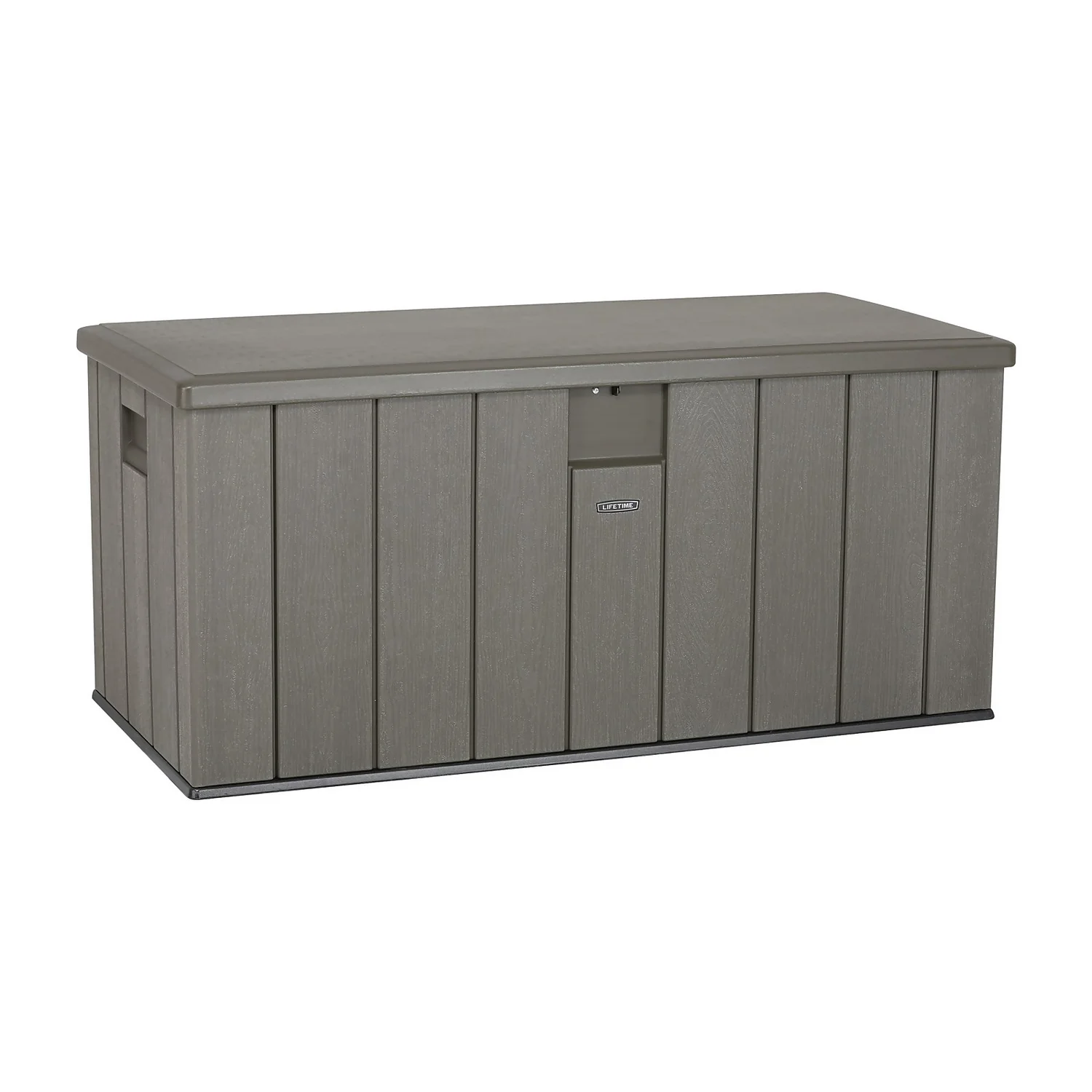 LIFETIME 568L Outdoor Storage Deck Box - Rough-Cut Brown