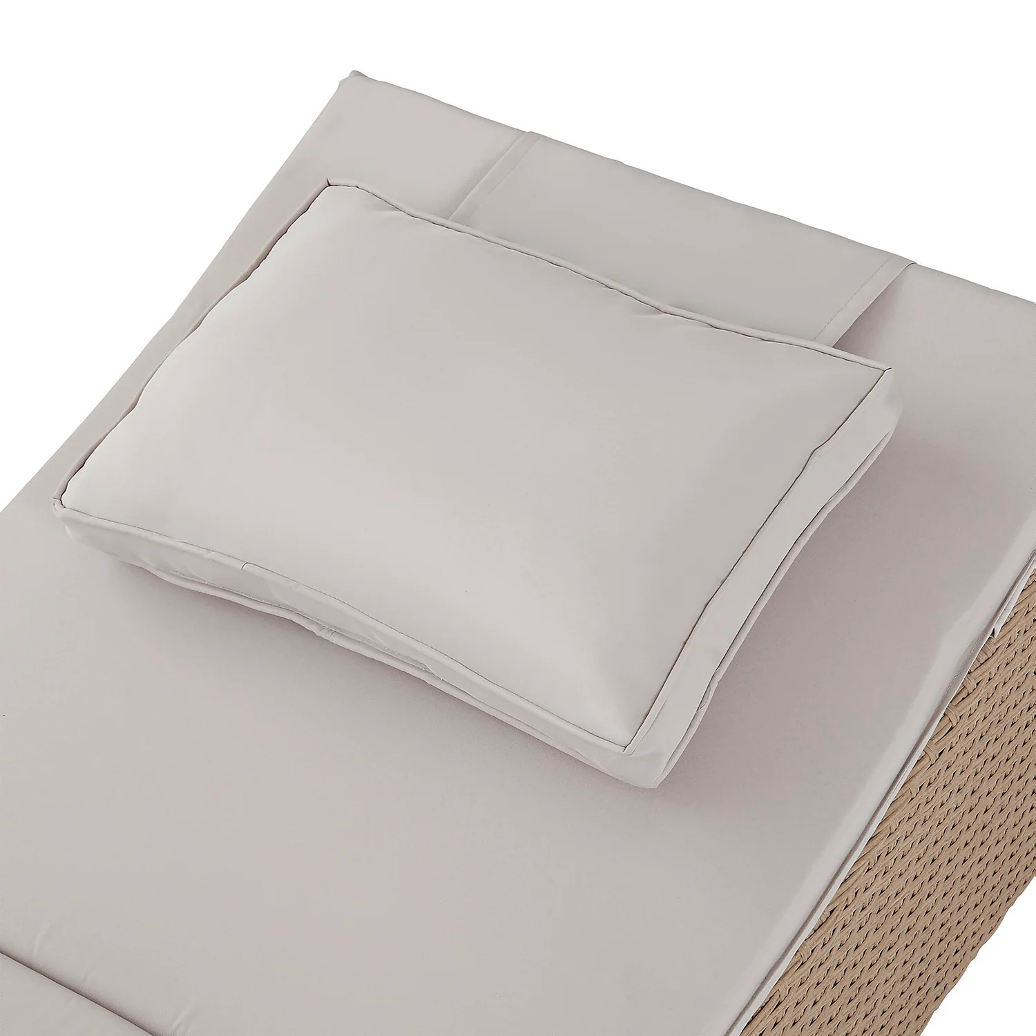 Natural Folding Rattan Sun Lounger - Image 6