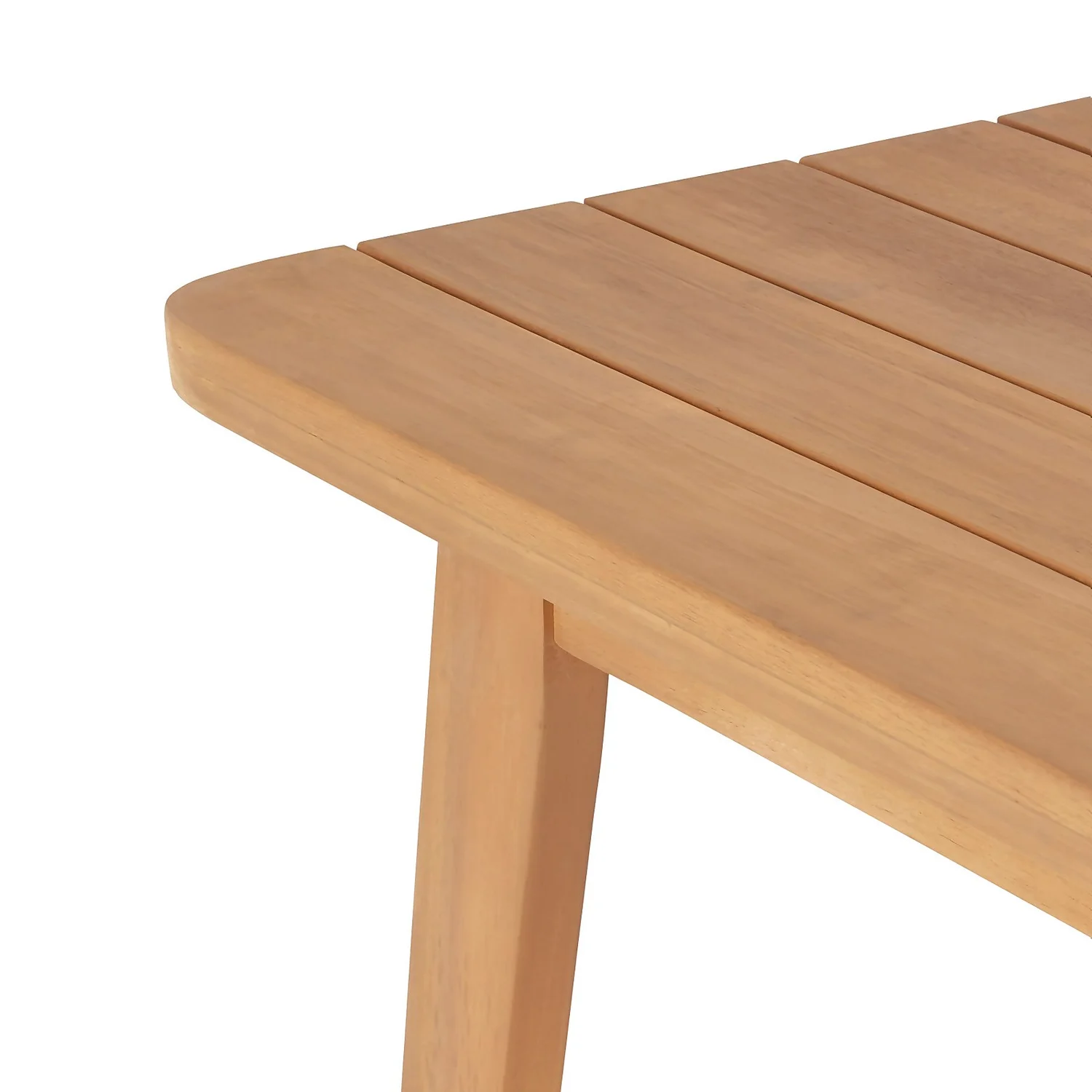 Miri 6 Seater Wooden Garden Dining Set - Image 5