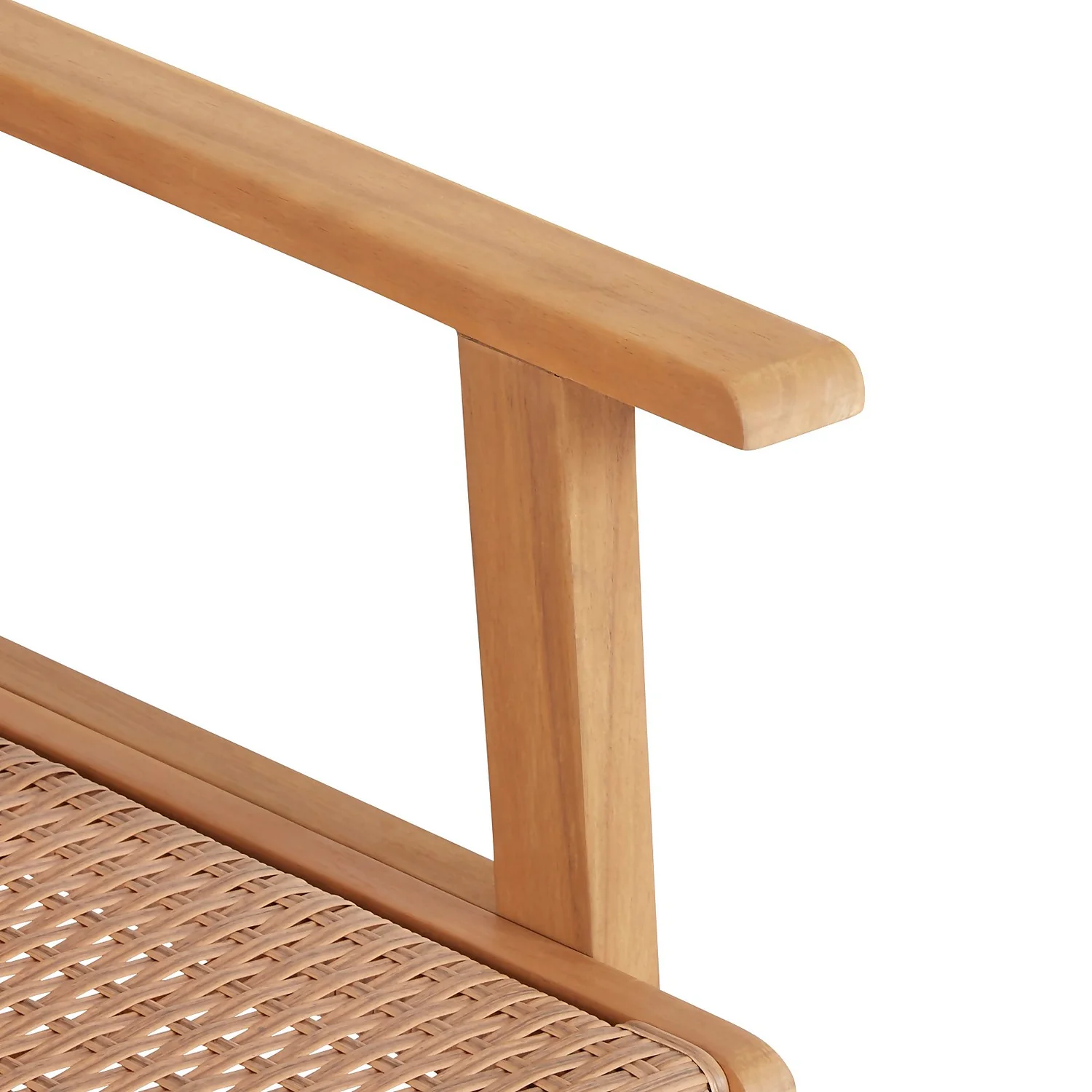 Miri 6 Seater Wooden Garden Dining Set - Image 6