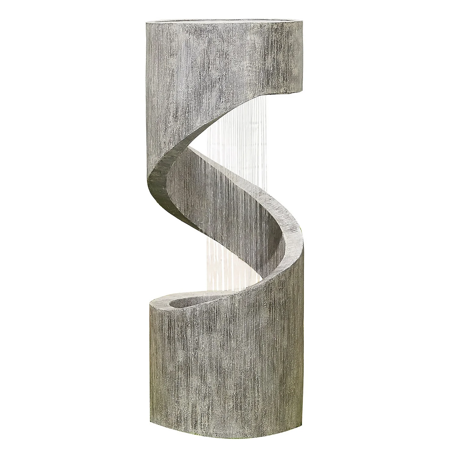 Stylish Fountain Spiral Showers Water Feature With LEDs